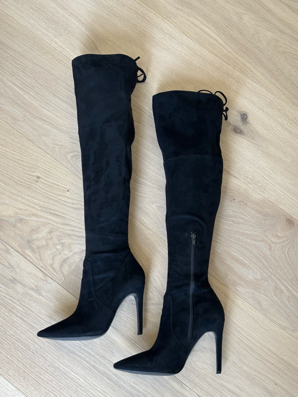 Guess Black Over-the-Knee Stiletto Boots - Picture 4 of 5